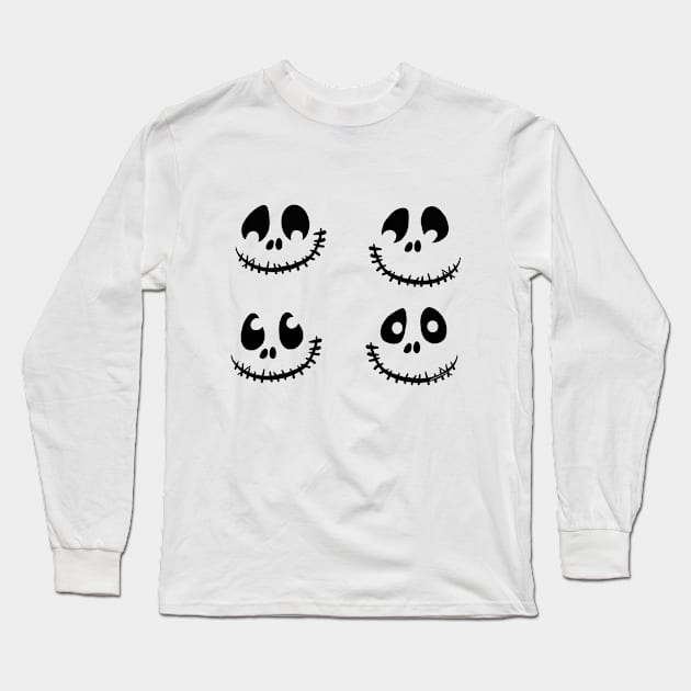 Sensory Skellington Stress Styles Long Sleeve T-Shirt by SherringenergyTeez